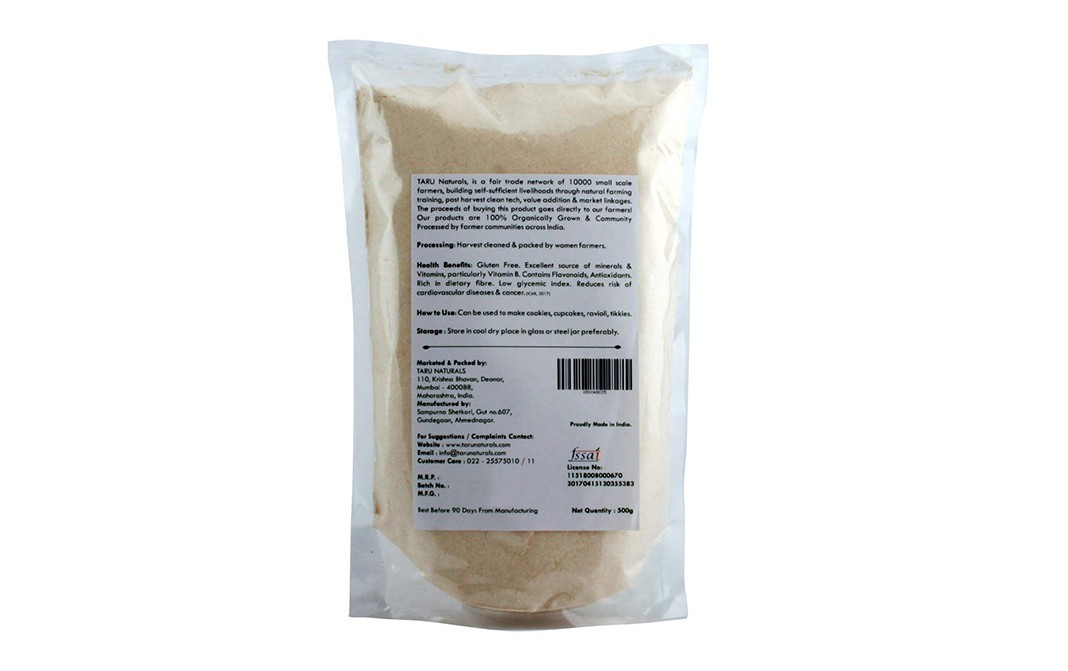 Taru Stone Ground Rajgira Flour Ancient Amaranth Flour   Pack  500 grams